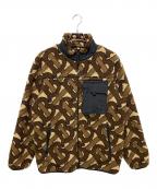 BURBERRYバーバリー）の古着「TBモノグラムボアジャケット」｜ブラウン