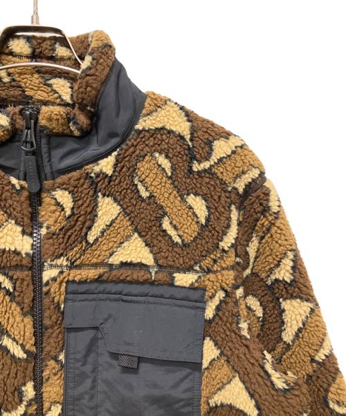 BURBERRY（バーバリー）BURBERRY (バーバリー) TBモノグラムボアジャケット ブラウン サイズ:52の古着・服飾アイテム