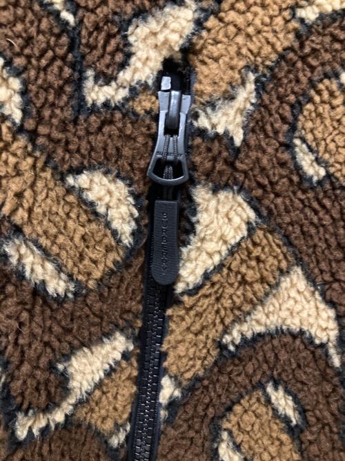 BURBERRY（バーバリー）BURBERRY (バーバリー) TBモノグラムボアジャケット ブラウン サイズ:52の古着・服飾アイテム