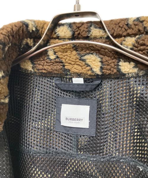 BURBERRY（バーバリー）BURBERRY (バーバリー) TBモノグラムボアジャケット ブラウン サイズ:52の古着・服飾アイテム