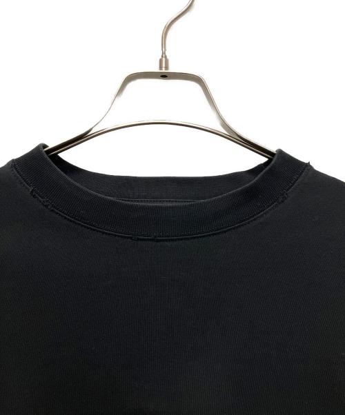 BALENCIAGA（バレンシアガ）BALENCIAGA (バレンシアガ) ダメージ加工ロゴカットソー ブラック サイズ:Lの古着・服飾アイテム