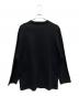 BALENCIAGA (バレンシアガ) ダメージ加工ロゴカットソー ブラック サイズ:L：50000円