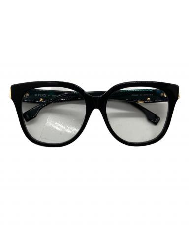 ■新品同様■ FENDI フェンディ FF0295/S 35J53 フェイクパール サングラス メガネ 眼鏡 アイウェア ピンクゴールド系 AE3538ｱZ 中古・古着通販】FENDI (フェンディ) Oversized Eyesunglass(オーバー