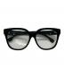 FENDI（フェンディ）の古着「Oversized Eyesunglass(オーバーサイズドアイサングラス)/アイウェア　FE50064F」｜ブラック
