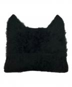 LAD MUSICIANラッドミュージシャン）の古着「CASHMERE KINT DEVIL CAP」｜ブラック