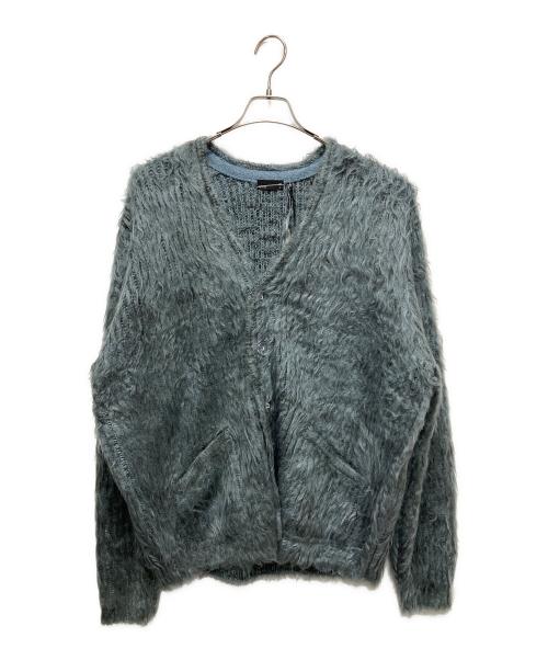 LAD MUSICIAN（ラッドミュージシャン）LAD MUSICIAN (ラッドミュージシャン) MIX SHAGGY CARDIGAN グレー系 サイズ:44の古着・服飾アイテム