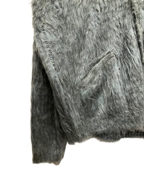 LAD MUSICIAN（ラッドミュージシャン）LAD MUSICIAN (ラッドミュージシャン) MIX SHAGGY CARDIGAN グレー系 サイズ:44の古着・服飾アイテム