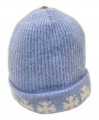 CHROME HEARTSクロムハーツ）の古着「BIG DADDY スターボール付きビーニー」｜スカイブルー