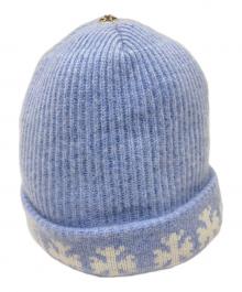 CHROME HEARTS（クロムハーツ）の古着「BIG DADDY スターボール付きビーニー」｜スカイブルー