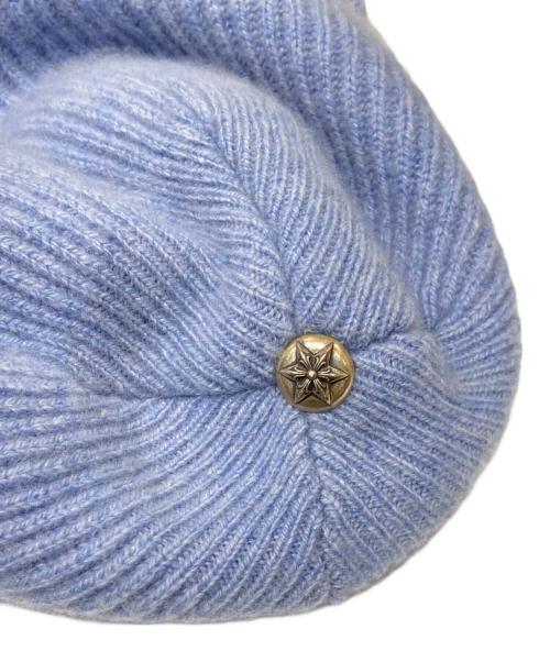 CHROME HEARTS（クロムハーツ）CHROME HEARTS (クロムハーツ) BIG DADDY スターボール付きビーニー スカイブルーの古着・服飾アイテム