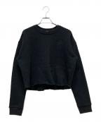 CHROME HEARTSクロムハーツ）の古着「Y NOT Vertical Logo Cropped Sweat Shirt(ワイノットバーティカルロゴクロップドスウェットシャツ)」｜ブラック