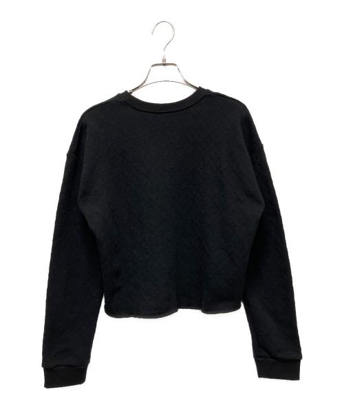 CHROME HEARTS（クロムハーツ）CHROME HEARTS (クロムハーツ) Y NOT Vertical Logo Cropped Sweat Shirt(ワイノットバーティカルロゴクロップドスウェットシャツ) ブラック サイズ:Sの古着・服飾アイテム