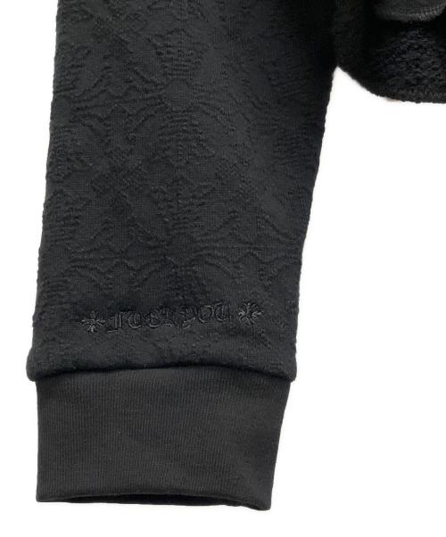 CHROME HEARTS（クロムハーツ）CHROME HEARTS (クロムハーツ) Y NOT Vertical Logo Cropped Sweat Shirt(ワイノットバーティカルロゴクロップドスウェットシャツ) ブラック サイズ:Sの古着・服飾アイテム