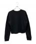 CHROME HEARTS (クロムハーツ) Y NOT Vertical Logo Cropped Sweat Shirt(ワイノットバーティカルロゴクロップドスウェットシャツ) ブラック サイズ:S：180000円