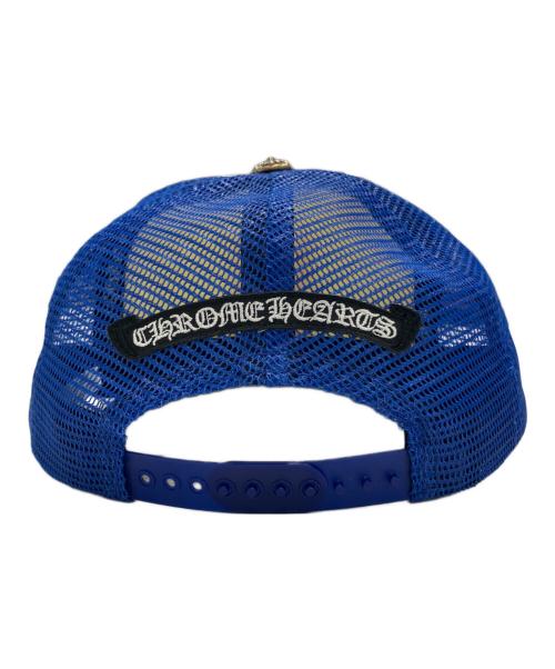 CHROME HEARTS（クロムハーツ）CHROME HEARTS (クロムハーツ) クロスボール トラッカーキャップ ブルーの古着・服飾アイテム