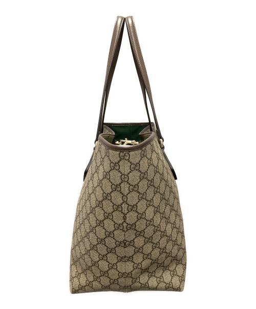 GUCCI（グッチ）GUCCI (グッチ) オフィディア ラージ トートバッグ　836829 ブラウンの古着・服飾アイテム