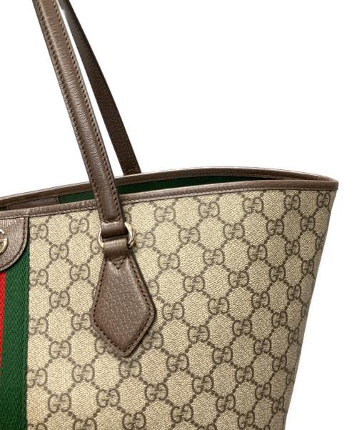 GUCCI（グッチ）GUCCI (グッチ) オフィディア ラージ トートバッグ　836829 ブラウンの古着・服飾アイテム