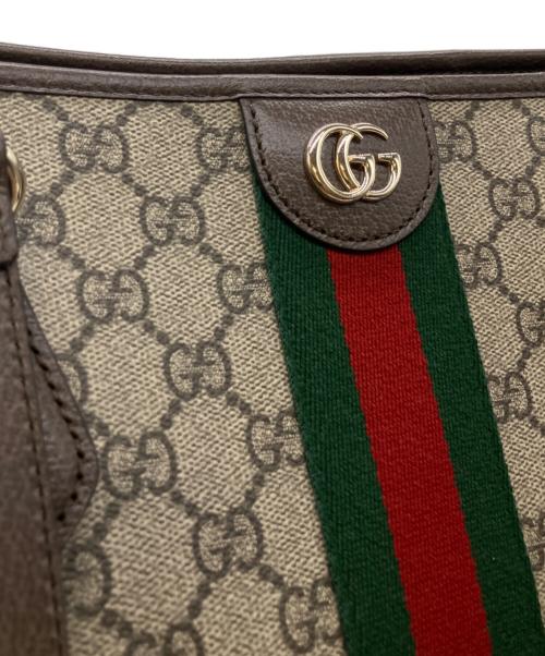 GUCCI（グッチ）GUCCI (グッチ) オフィディア ラージ トートバッグ　836829 ブラウンの古着・服飾アイテム