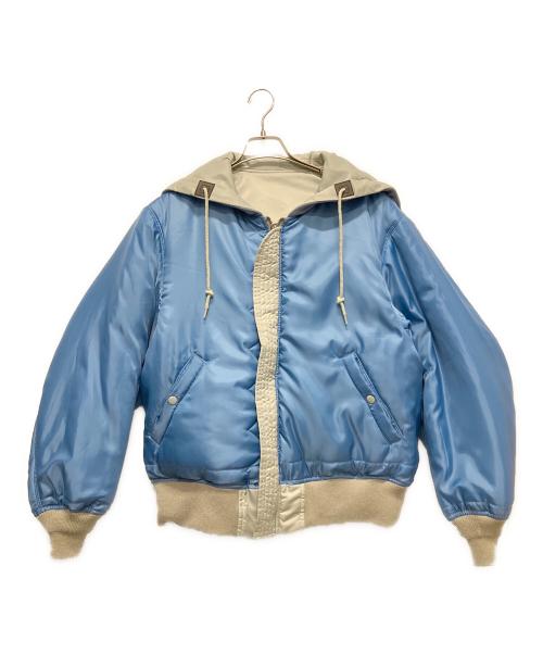 little sunny bite（リトルサニーバイト）little sunny bite (リトルサニーバイト) MA-1ジャケット/リタリージャケット/:ミリタリージャケット モッズコート / ジップ ナイロン フード グリーン サイズ:Sの古着・服飾アイテム