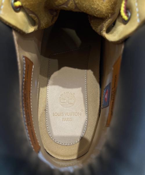 LOUIS VUITTON（ルイ ヴィトン）LOUIS VUITTON (ルイ ヴィトン) Timberland (ティンバーランド) 6-IN アンクルブーツ モノグラム ブラウン サイズ:7 1/2の古着・服飾アイテム
