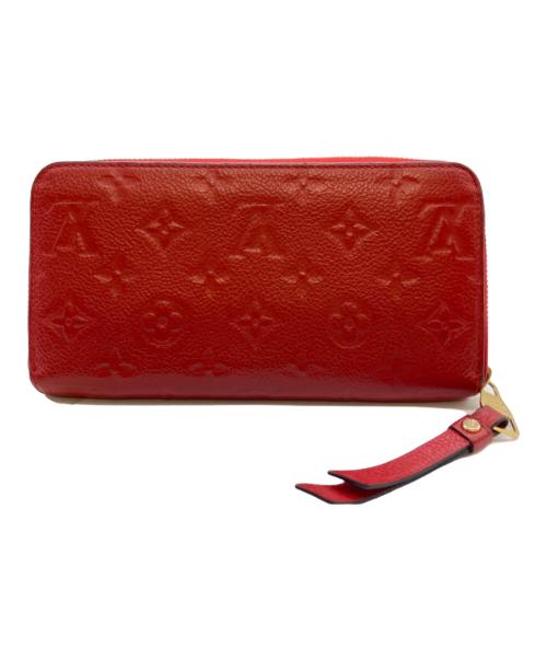 LOUIS VUITTON（ルイ ヴィトン）LOUIS VUITTON (ルイ ヴィトン) ロングジッピーウォレット　モノグラム・アンプラント　M63691 レッドの古着・服飾アイテム