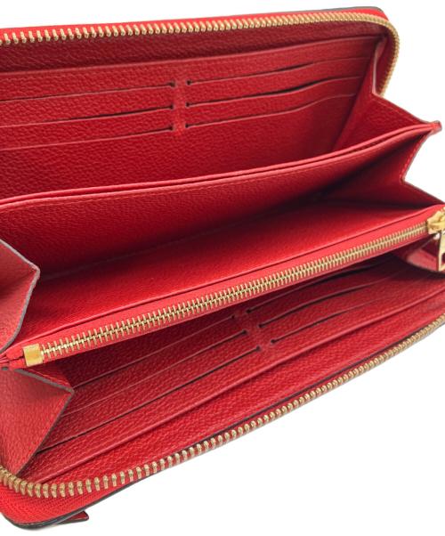 LOUIS VUITTON（ルイ ヴィトン）LOUIS VUITTON (ルイ ヴィトン) ロングジッピーウォレット　モノグラム・アンプラント　M63691 レッドの古着・服飾アイテム