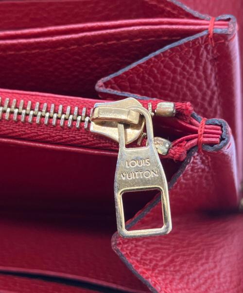 LOUIS VUITTON（ルイ ヴィトン）LOUIS VUITTON (ルイ ヴィトン) ロングジッピーウォレット　モノグラム・アンプラント　M63691 レッドの古着・服飾アイテム