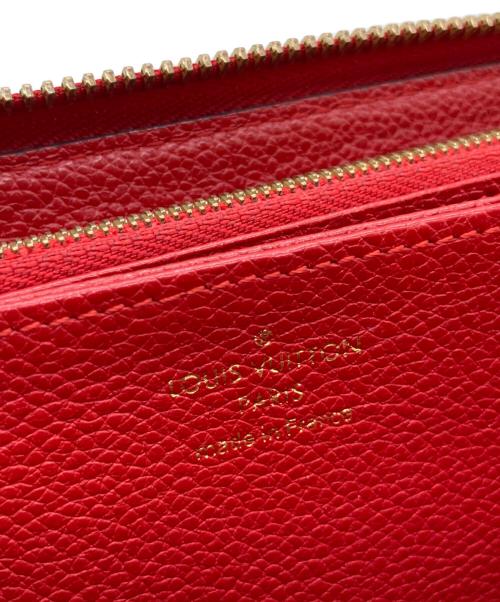 LOUIS VUITTON（ルイ ヴィトン）LOUIS VUITTON (ルイ ヴィトン) ロングジッピーウォレット　モノグラム・アンプラント　M63691 レッドの古着・服飾アイテム