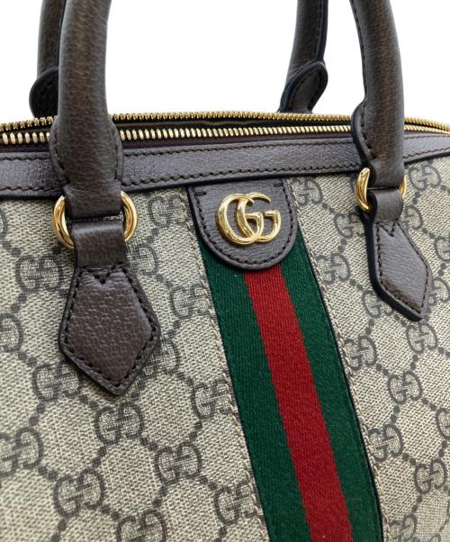 GUCCI（グッチ）GUCCI (グッチ) オフディア ミディアムボストンバッグ ベージュ 未使用品の古着・服飾アイテム
