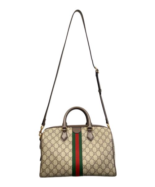 GUCCI（グッチ）GUCCI (グッチ) オフディア ミディアムボストンバッグ ベージュ 未使用品の古着・服飾アイテム