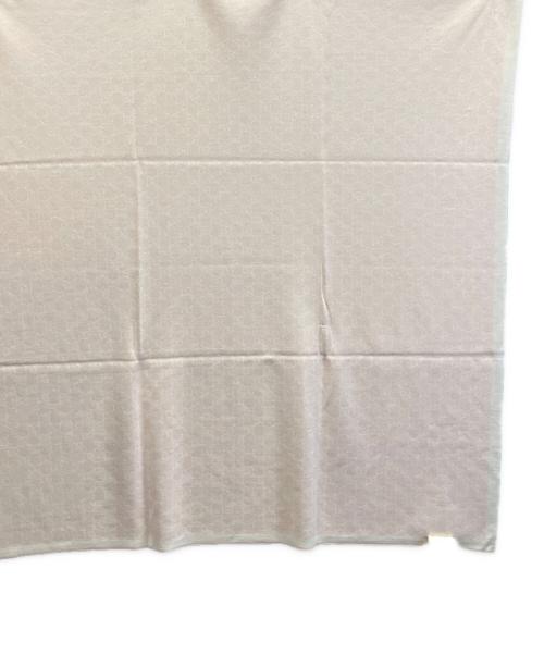 GUCCI（グッチ）GUCCI (グッチ) GG総柄ウールマフラー アイボリーの古着・服飾アイテム