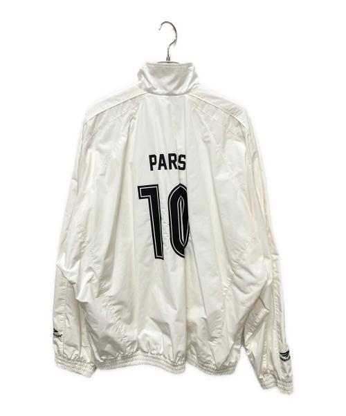 BALENCIAGA（バレンシアガ）BALENCIAGA (バレンシアガ) Paris Soccer Tracsuit　パリサッカートラックシャツ ホワイト サイズ:50の古着・服飾アイテム