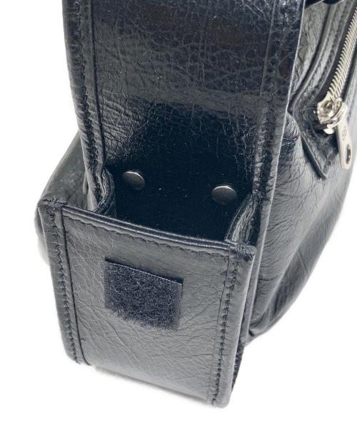 BALENCIAGA（バレンシアガ）BALENCIAGA (バレンシアガ) Superbusy/スーパービジー レザー マルチポケット スリングバッグ ブラックの古着・服飾アイテム