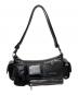 BALENCIAGA（バレンシアガ）の古着「Superbusy/スーパービジー レザー マルチポケット スリングバッグ」｜ブラック