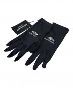 BALENCIAGAバレンシアガ）の古着「ロゴデザイン ストレッチグローブ」｜ブラック