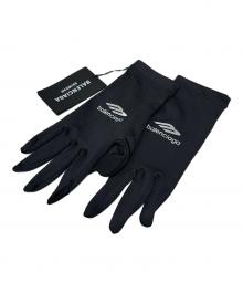 BALENCIAGA（バレンシアガ）の古着「ロゴデザイン ストレッチグローブ」｜ブラック