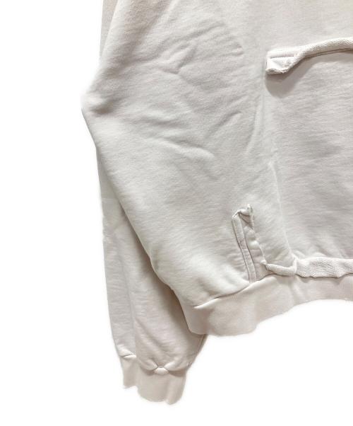 BALENCIAGA（バレンシアガ）BALENCIAGA (バレンシアガ) Tape Typeプルオーバーフーディ ホワイト×イエロー サイズ:XXSの古着・服飾アイテム