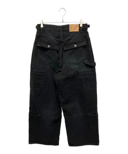 BALENCIAGA（バレンシアガ）BALENCIAGA (バレンシアガ) ソフトレフトハンドワイドカーゴパンツ ブラック サイズ:XSの古着・服飾アイテム