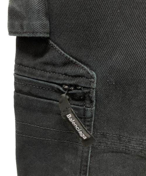 BALENCIAGA（バレンシアガ）BALENCIAGA (バレンシアガ) ソフトレフトハンドワイドカーゴパンツ ブラック サイズ:XSの古着・服飾アイテム