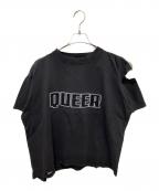 BALENCIAGAバレンシアガ）の古着「25AW QUEER ロゴTシャツ」｜ブラック