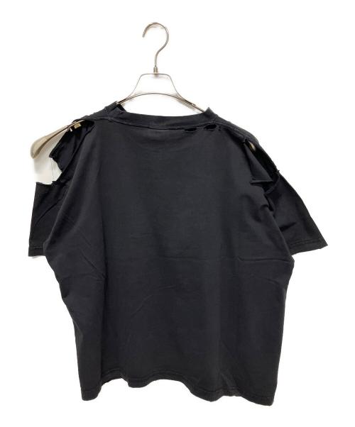 BALENCIAGA（バレンシアガ）BALENCIAGA (バレンシアガ) 25AW QUEER ロゴTシャツ ブラック サイズ:M 未使用品の古着・服飾アイテム