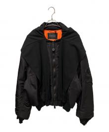 BALENCIAGA（バレンシアガ）の古着「Incognito(インコグニート)ボンバージャケット」｜ブラック