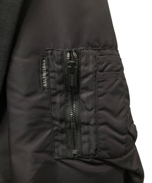 BALENCIAGA（バレンシアガ）BALENCIAGA (バレンシアガ) Incognito(インコグニート)ボンバージャケット ブラック サイズ:Sの古着・服飾アイテム