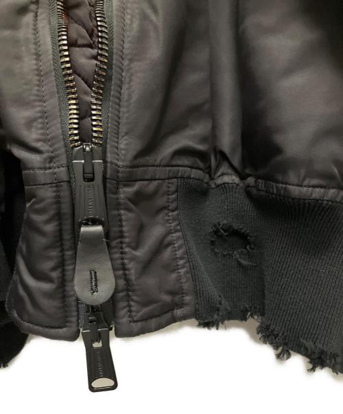 BALENCIAGA（バレンシアガ）BALENCIAGA (バレンシアガ) Incognito(インコグニート)ボンバージャケット ブラック サイズ:Sの古着・服飾アイテム