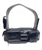 BALENCIAGAバレンシアガ）の古着「superbusy ショルダーバッグ/スーパービジー」｜ブラック