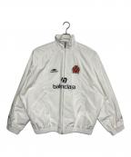 BALENCIAGAバレンシアガ）の古着「Paris Track Jacket」｜ホワイト