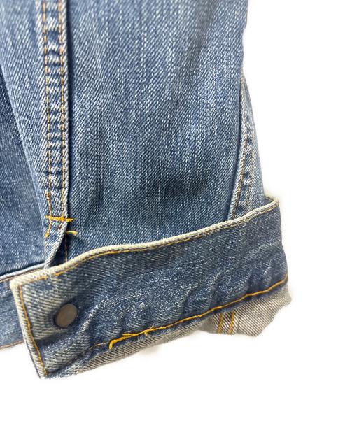 Yohji Yamamoto pour homme（ヨウジヤマモト プールオム）Yohji Yamamoto pour homme (ヨウジヤマモト プールオム) バックプリントデニムジャケット インディゴ サイズ:36の古着・服飾アイテム
