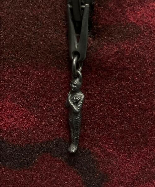 Yohji Yamamoto pour homme（ヨウジヤマモト プールオム）Yohji Yamamoto pour homme (ヨウジヤマモト プールオム) 14AW ジップアップミリタリー ウール ロング コート/迷彩柄/レッド/ レッド サイズ:3の古着・服飾アイテム