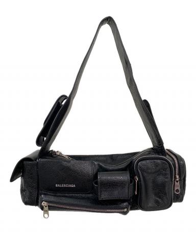 【未使用】BALENCIAGA SUPERBUSY CROSSBODY BAG Superbusy vertical crossbody bag