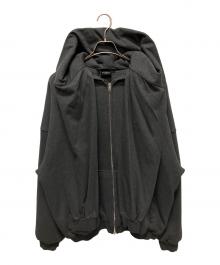 BALENCIAGA（バレンシアガ）の古着「ジップアップ ライドインコグニート フーディー」｜グレー